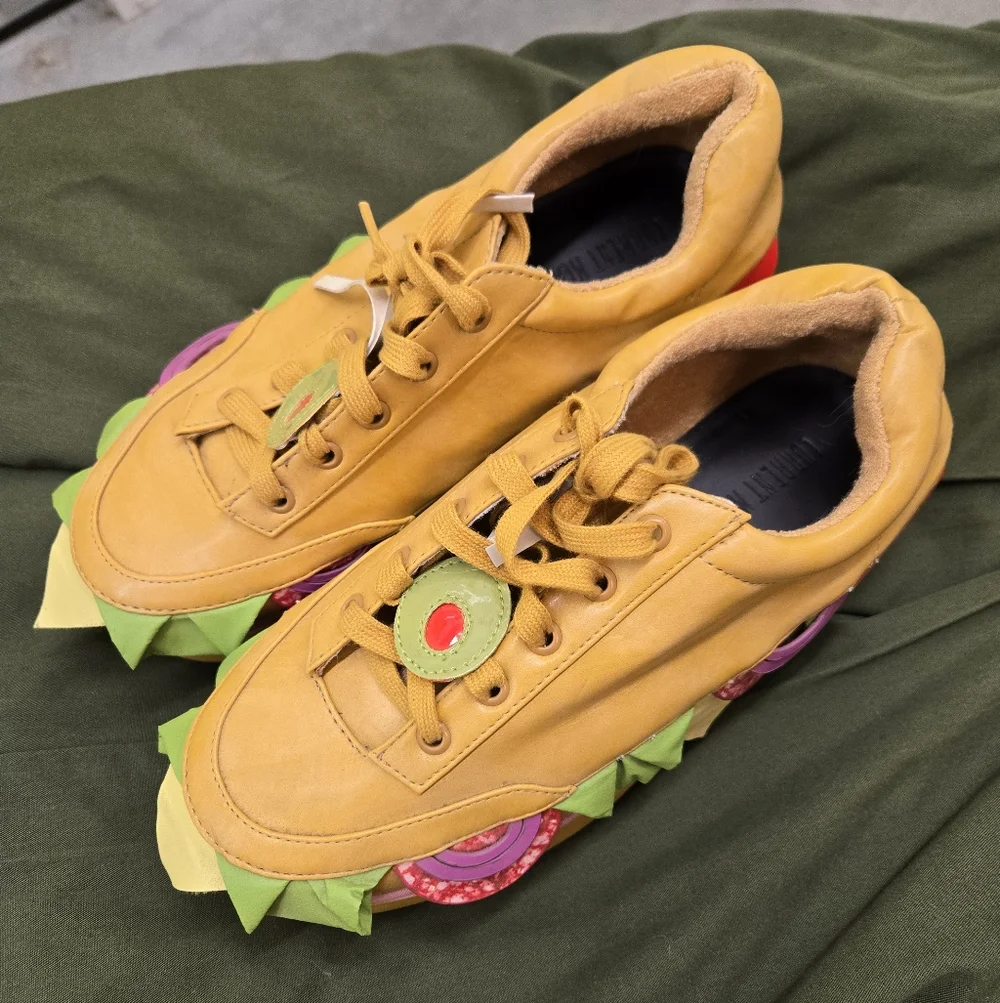 Dolls Kill Current Mood Deli Sandwich Plarform Sneaker Shoes - Picture 2 of 8